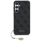 Guess GUHCS24FEGF4GGR S24 FE S721 grå/grå hardcase 4G Charms Collection