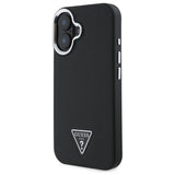 Guess GUHMP16MPGTSPSK iPhone 16 Plus 6.7" sort/sort hardcase Grained Triangle MagSafe