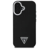 Guess GUHMP16MPGTSPSK iPhone 16 Plus 6.7" sort/sort hardcase Grained Triangle MagSafe