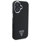 Guess GUHMP16MPGTSPSK iPhone 16 Plus 6.7" sort/sort hardcase Grained Triangle MagSafe