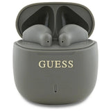 Guess Bluetooth-hovedtelefoner GUTWSJ14ESGE TWS + docking station taupe Printed Classic Logo