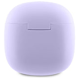 Guess Bluetooth-hovedtelefoner GUTWSJ14ESGU TWS + docking station lilla/lila Printet klassisk logo