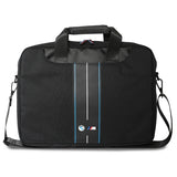 BMW BMCB15COMPVSKL Taske 16" Sort Nylon Blå Streif