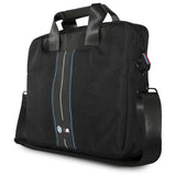 BMW BMCB15COMPVSKL Taske 16" Sort Nylon Blå Streif