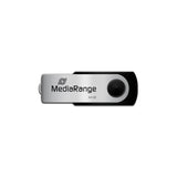 MediaRange 64GB USB 2.0 USB-nøgle USB Type-A / Micro-USB Sort, Sølv