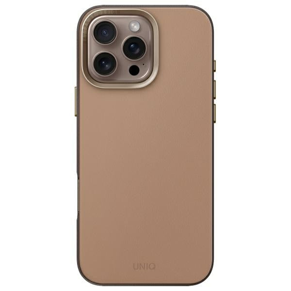 Uniq Lyden DS iPhone 16 Pro 6.3" Magclick Opladningsfoder brun-grå/flintgrå