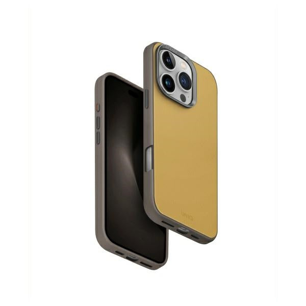 Uniq Lyden DS iPhone 16 Pro 6.3" Magclick Opladningsfoder gul-grå/gul-grå