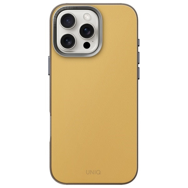 Uniq Lyden DS iPhone 16 Pro 6.3" Magclick Opladningsfoder gul-grå/gul-grå