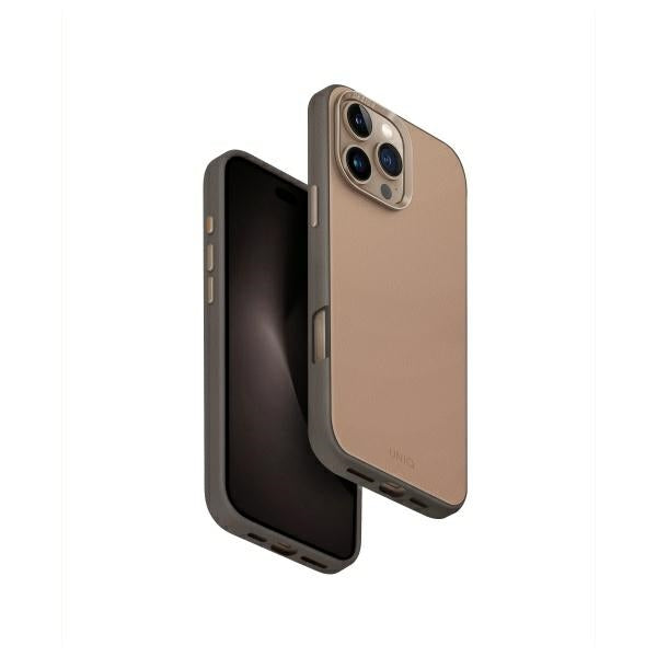Uniq Lyden DS iPhone 16 Pro Max 6.9" Magclick Opladningsfoder brun-grå/flintgrå
