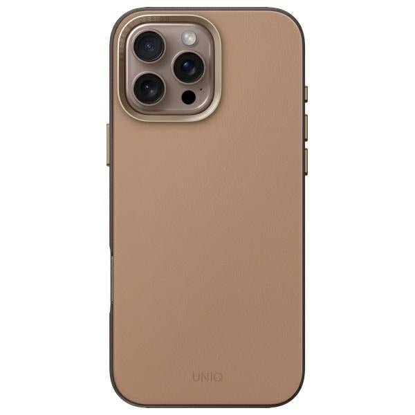 Uniq Lyden DS iPhone 16 Pro Max 6.9" Magclick Opladningsfoder brun-grå/flintgrå