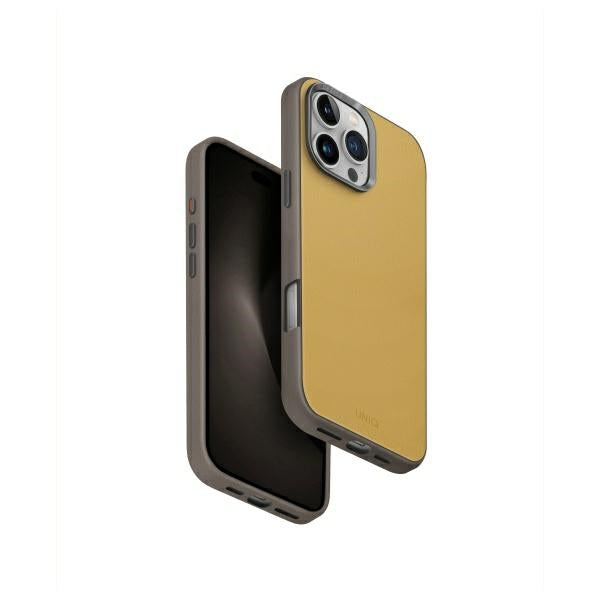 Uniq Lyden DS iPhone 16 Pro Max 6.9" Magclick Opladningsfoder gul-grå/gul-grå