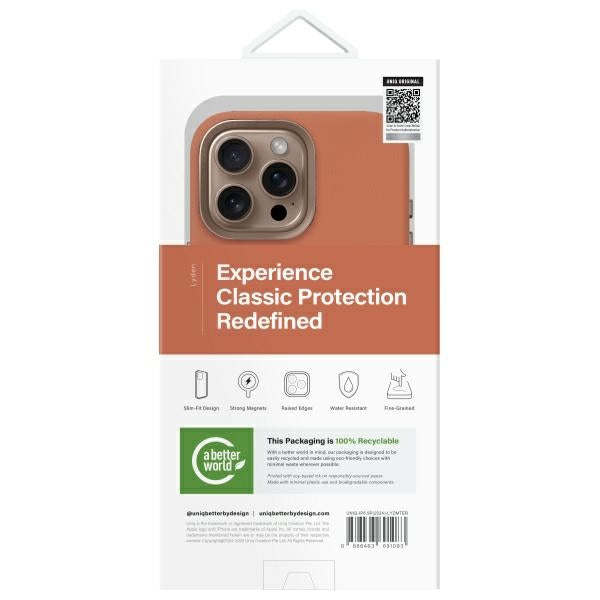 Uniq Lyden iPhone 16 Pro Max 6.9 Magclick opladning terrakotta
