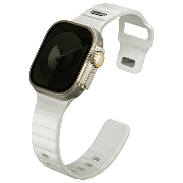 Uniq Stride SE Apple Watch rem 49/46/45/44mm FKM Gummi Strap lume
