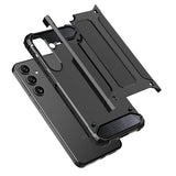 Hybrid Armor Case til Samsung Galaxy S25 Hybrid Armored Case - sort