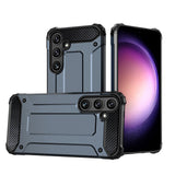 Hybrid Armor Case til Samsung Galaxy S25 Hybrid Armored Case - Blå
