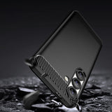 Karbonfoder til Samsung Galaxy S25 - sort