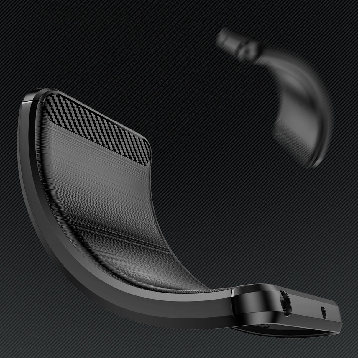 Karbonfoder til Samsung Galaxy S25 - sort