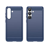 Carbon Case til Samsung Galaxy S25 - Blå
