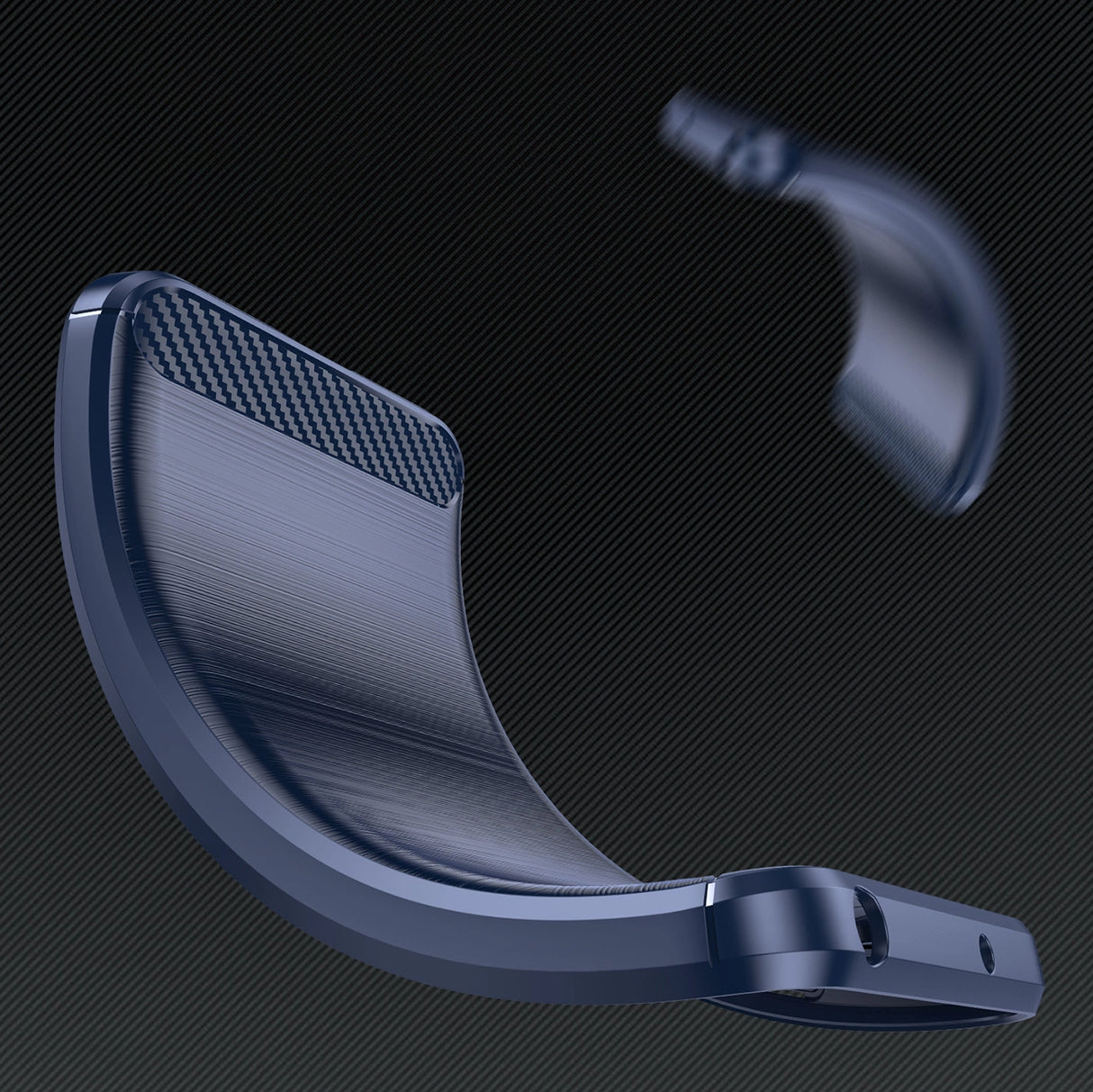 Carbon Case til Samsung Galaxy S25 - Blå