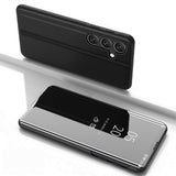 Clear View Case til Samsung Galaxy S25+ Cover med Flip - sort