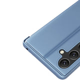 Clear View Case til Samsung Galaxy S25+ Cover med Flip - Blue