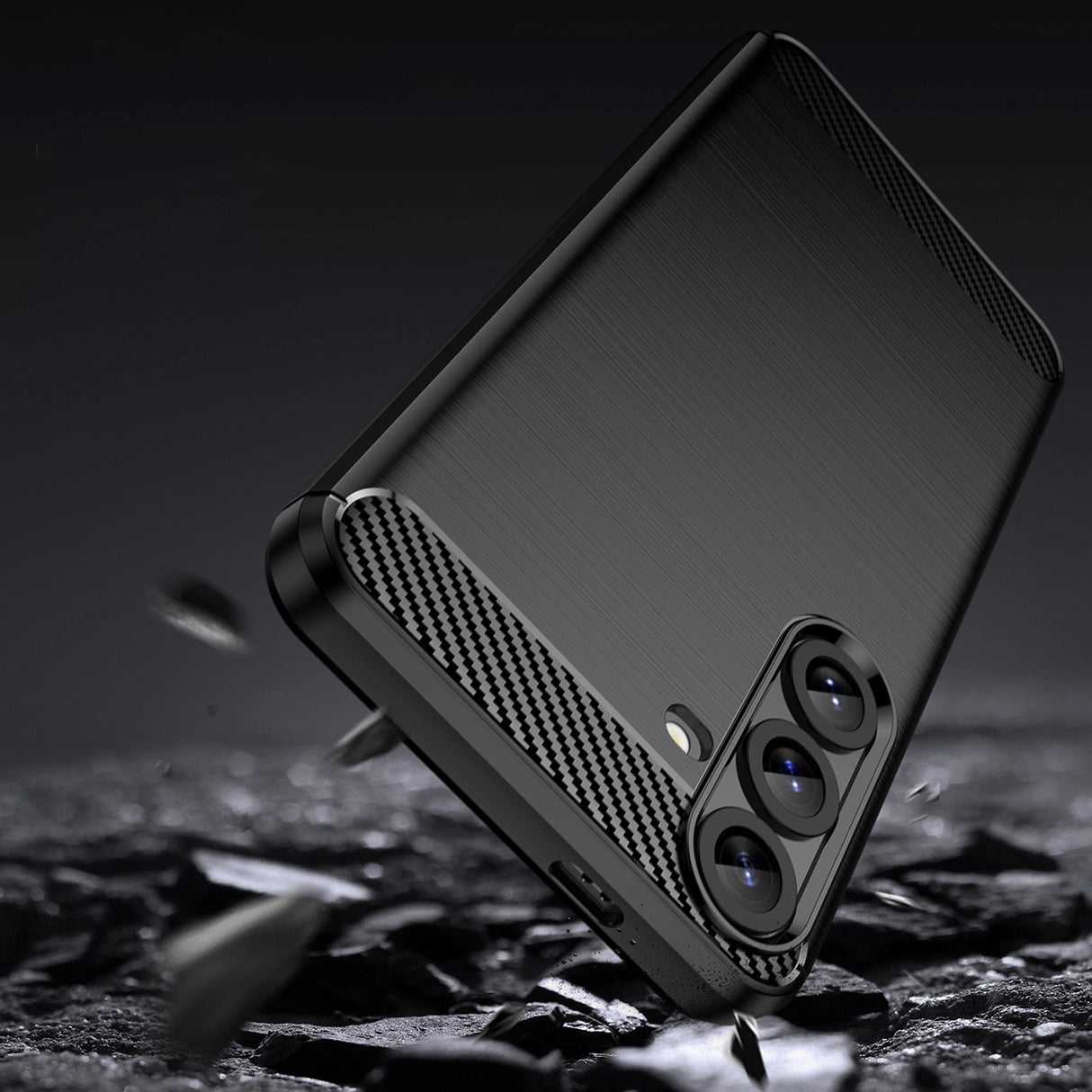 Karbonfoder til Samsung Galaxy S25+ - sort