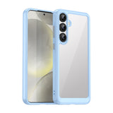 Outer Space Case med Gel Frame til Samsung Galaxy S25+ - Blå