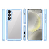 Outer Space Case med Gel Frame til Samsung Galaxy S25+ - Blå
