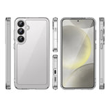 Udendørs rumkasse med gelramme til Samsung Galaxy S25+ - gennemsigtig