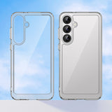 Outer Space Case med Gel Frame til Samsung Galaxy S25+ - Gennemsigtig