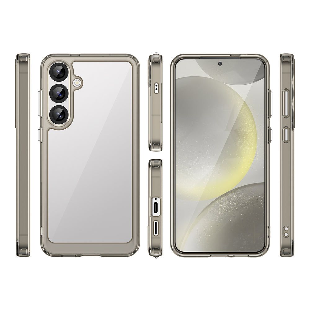 Outer Space Case med gelramme til Samsung Galaxy S25+ - Clear Black