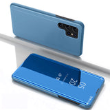 Clear View Case til Samsung Galaxy S25 Ultra Flip Cover - Blå