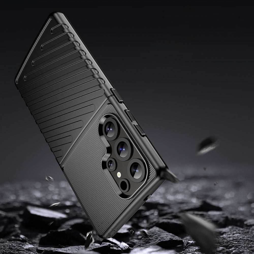 Thunder Case Samsung Galaxy S25 Ultra Silicone Armored Case - sort