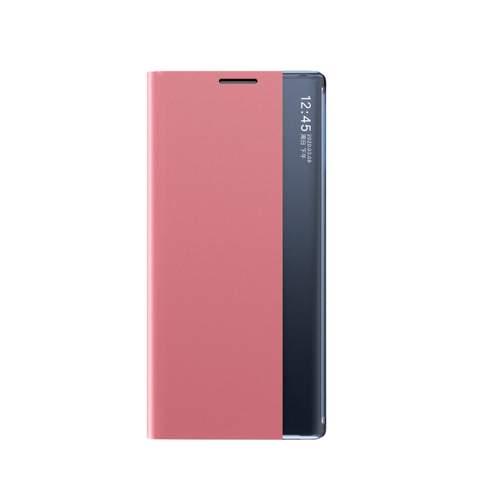 Ny Sleep Case til Samsung Galaxy S25 Ultra Cover med Flip og Stand - Pink