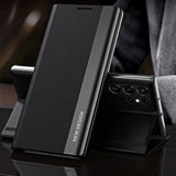 Sleep Case Pro Samsung Galaxy S25 Ultra Case med Flip og Stand - sort
