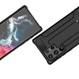 Hybrid Armor Case til Samsung Galaxy S25 Ultra Armored Hybrid Case - sort