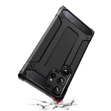 Hybrid Armor Case til Samsung Galaxy S25 Ultra Armored Hybrid Case - sort