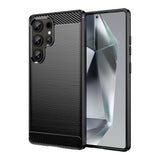 Carbon Case til Samsung Galaxy S25 Ultra - sort