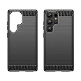 Carbon Case til Samsung Galaxy S25 Ultra - sort