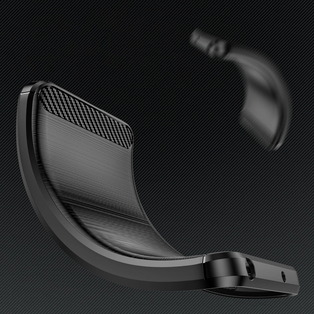 Carbon Case til Samsung Galaxy S25 Ultra - sort