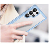 Outer Space Case med Gel Frame til Samsung Galaxy S25 Ultra - Blå