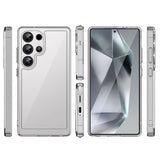 Outer Space Case Silicone Case med Gel Frame til Samsung Galaxy S25 Ultra - Transparent