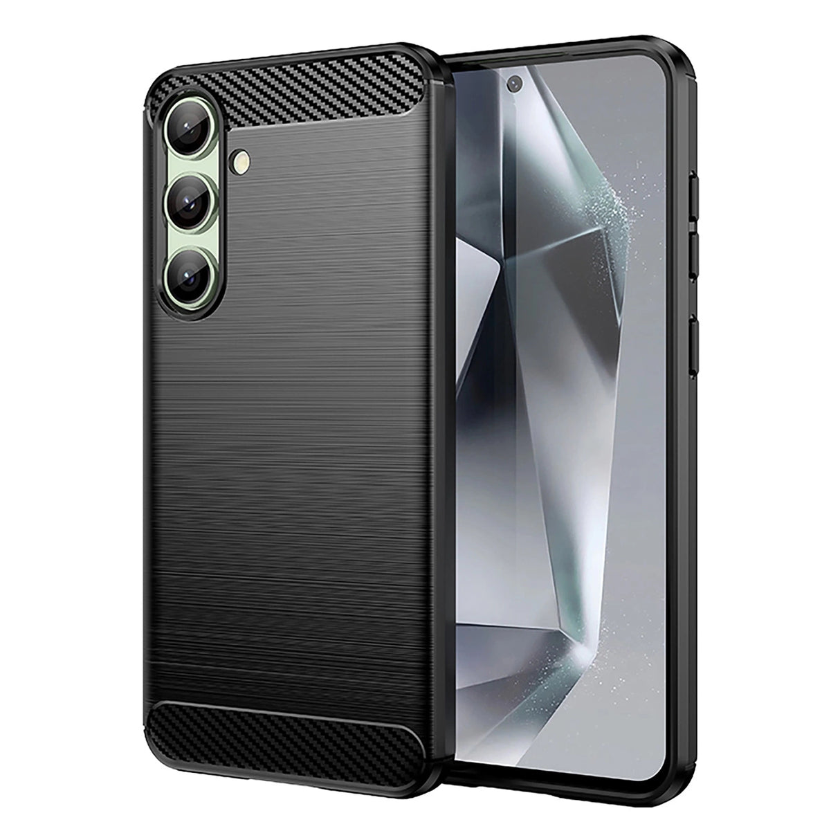 Carbon Case til Samsung Galaxy S24 FE - sort