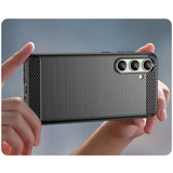 Carbon Case til Samsung Galaxy S24 FE - sort