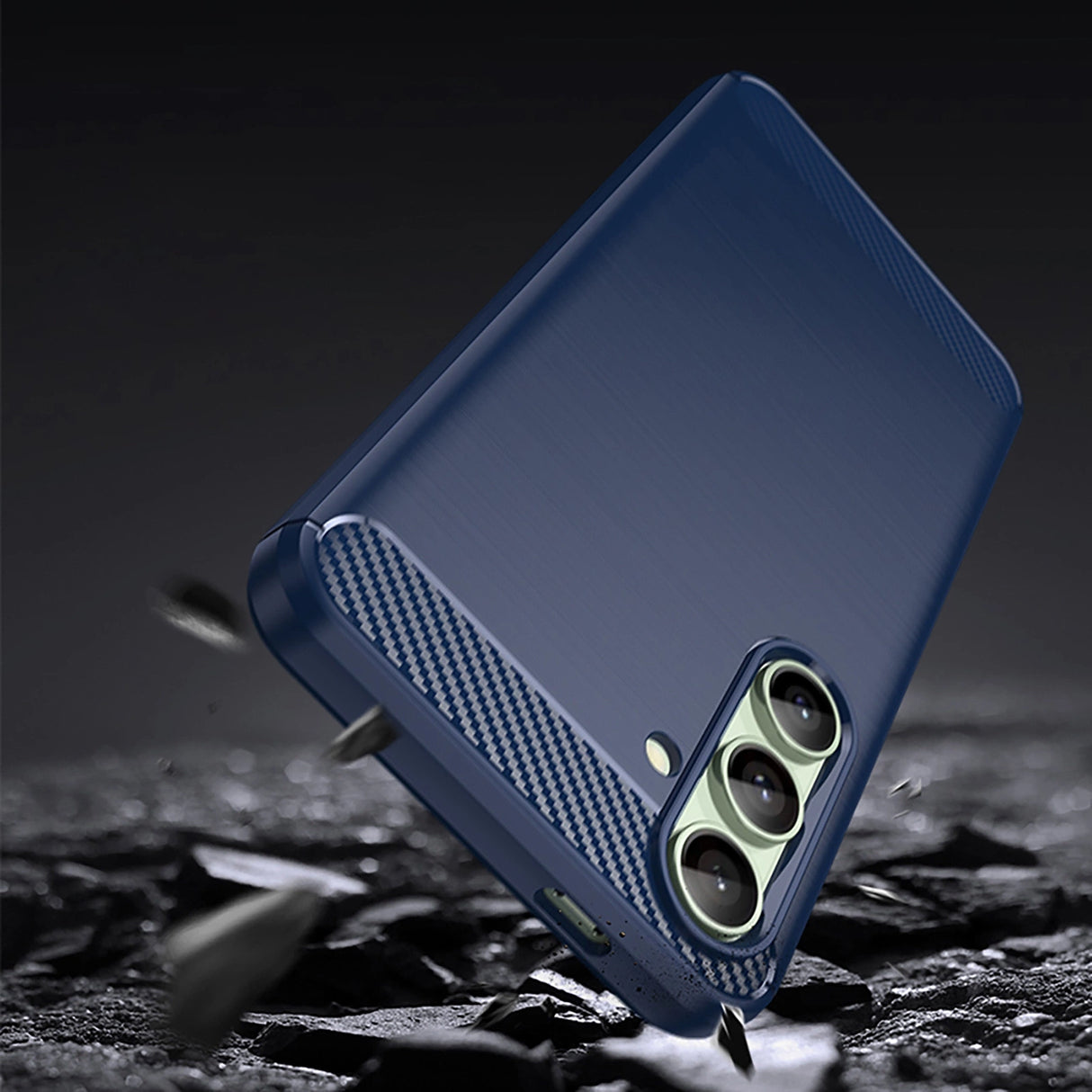 Carbon Case til Samsung Galaxy S24 FE - Blå