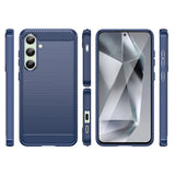 Carbon Case til Samsung Galaxy S24 FE - Blå