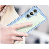Outer Space Case med Gel Frame til Samsung Galaxy S24 FE - Blå