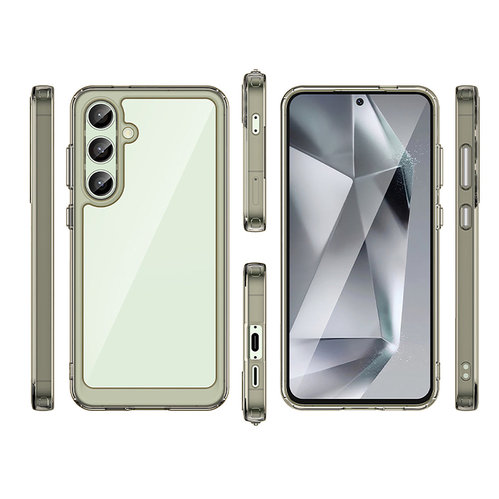 Outer Space Case med gelramme til Samsung Galaxy S24 FE - Clear Black