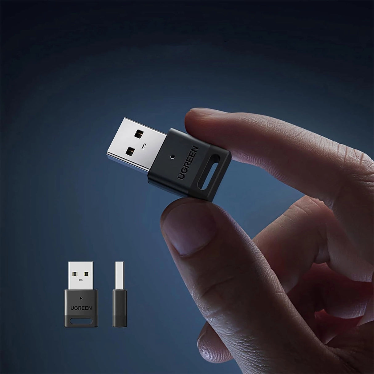Ugreen CM591 USB-A Bluetooth 5.3 Adapter - sort