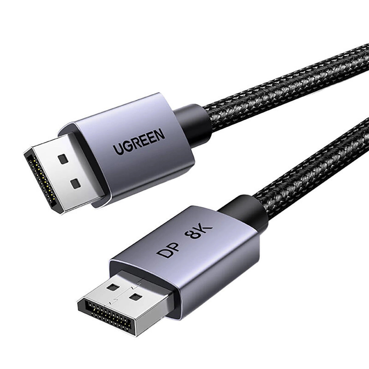 Ugreen DP120 DisplayPort 1.4 2m Kabel - sort